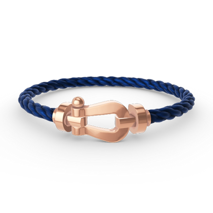 [⭐Spark]FORCE LARGE HORSESHOE NO DIAMOND BRACELET ROSE GOLD
