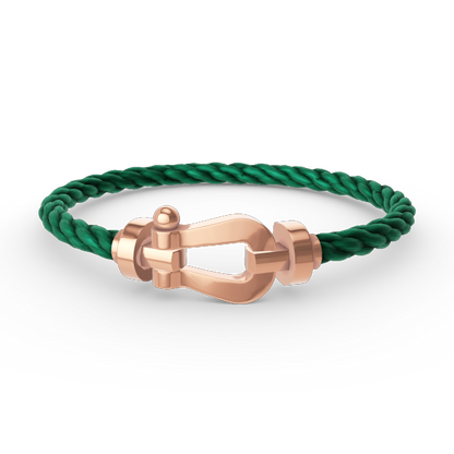 [⭐Spark]FORCE LARGE HORSESHOE NO DIAMOND BRACELET ROSE GOLD