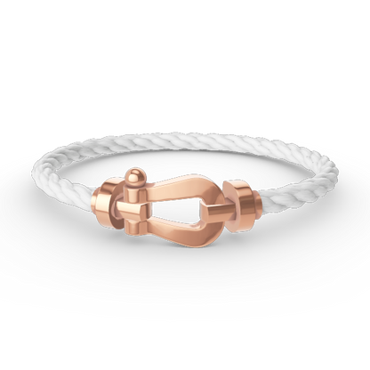 [⭐Spark]FORCE LARGE HORSESHOE NO DIAMOND BRACELET ROSE GOLD