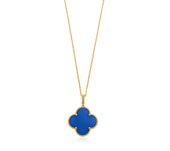 [⭐Spark]CLOVER 25MM NECKLACE TURQUOISE ROSE GOLD