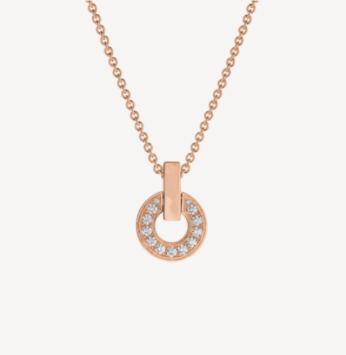 [⭐Spark]GARI NECKLACE PINK GOLD DIAMOND