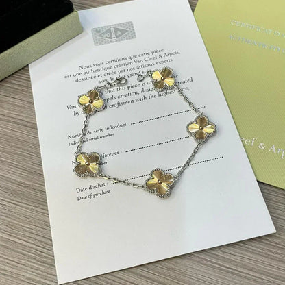 [⭐Spark] CLOVER 5 MOTIF LASER BRACELET COLLECTION