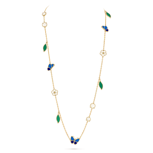 [⭐Spark] 26 NEW CLOVER 15 MOTIFS LUCKY NECKLACE