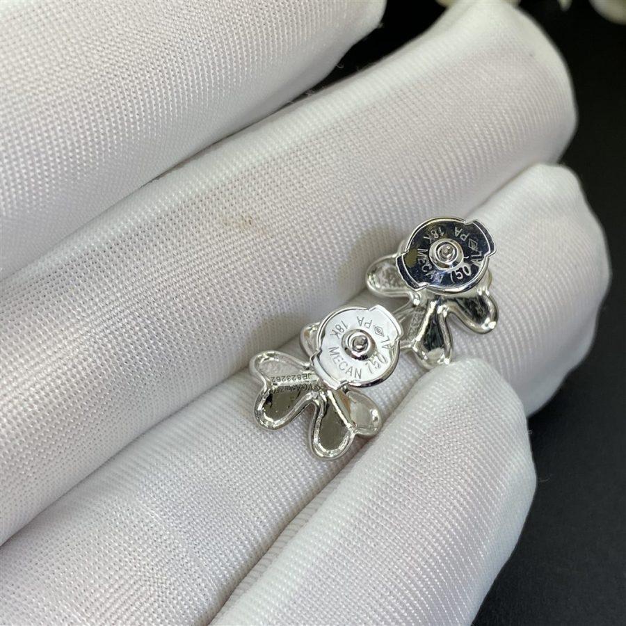 [⭐Spark]FRIVOLE MINI SILVER FLOWER EARRINGS