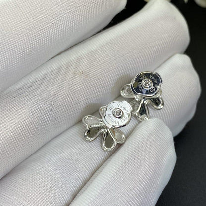 [⭐Spark]FRIVOLE MINI SILVER FLOWER EARRINGS