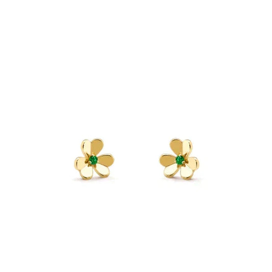 [⭐Spark]FRIVOLE  FLOWER MALACHITE EARRINGS