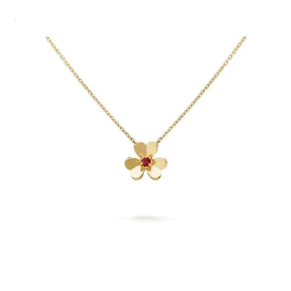 [⭐Spark]FRIVOLE GOLD FLOWER NECKLACE
