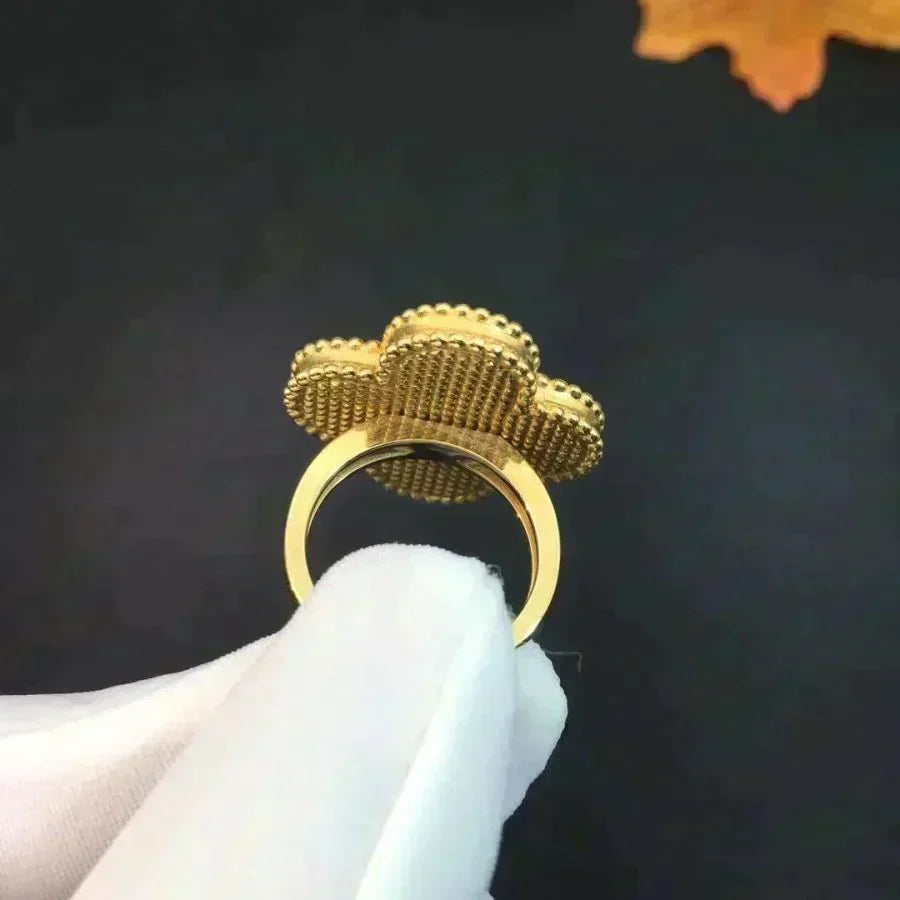 [⭐Spark]CLOVER MALACHITE RING