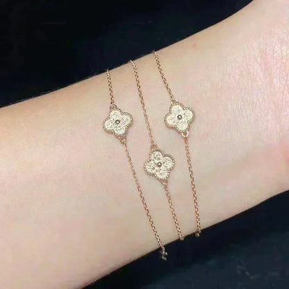 [⭐Spark]CLOVER SINGLE FLOWER BRACELET
