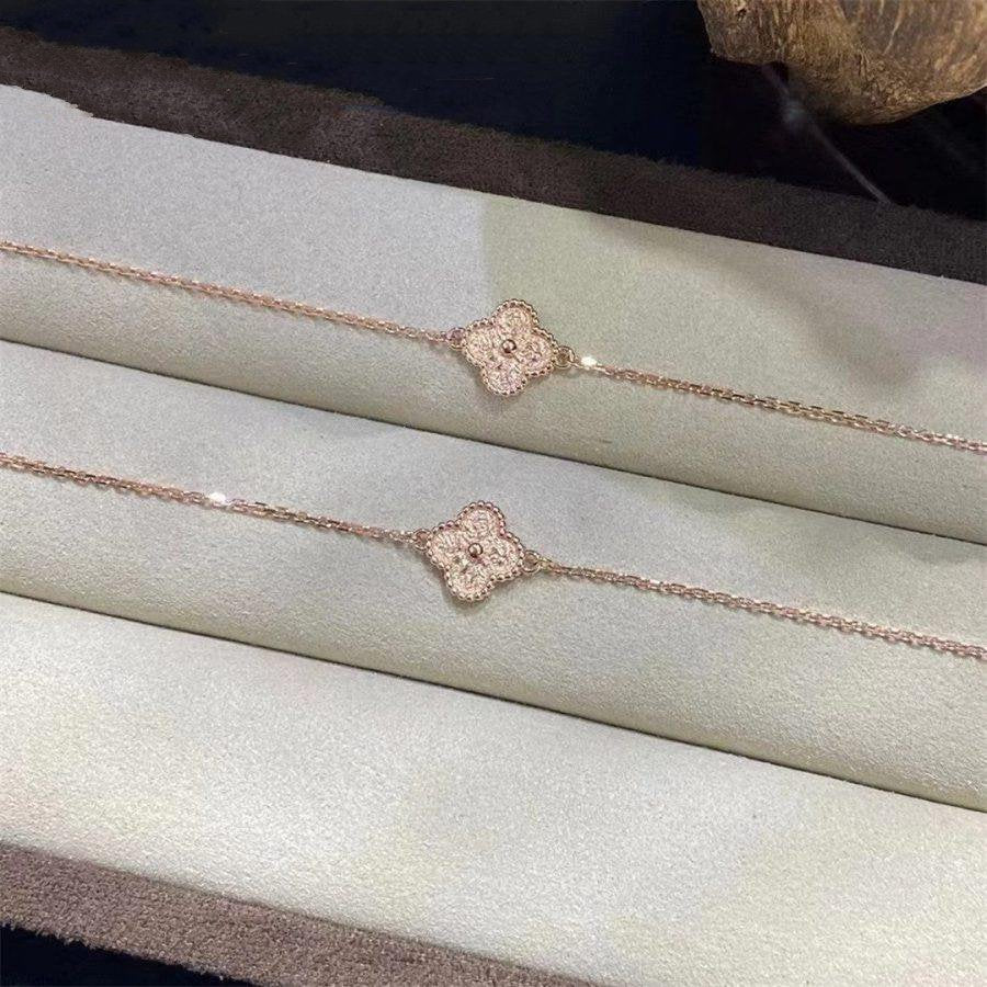 [⭐Spark]CLOVER SINGLE FLOWER BRACELET