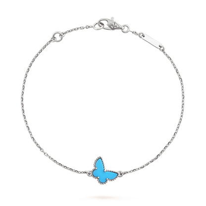 [⭐Spark]BUTTERFLY TURQUOISE BUTTERFLY BRACELET SILVER