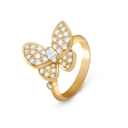 [⭐Spark]BUTTERFLY DIAMOND RING