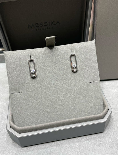 [⭐Spark]MOVE UNO SMALL 1 DIAMOND EARRINGS