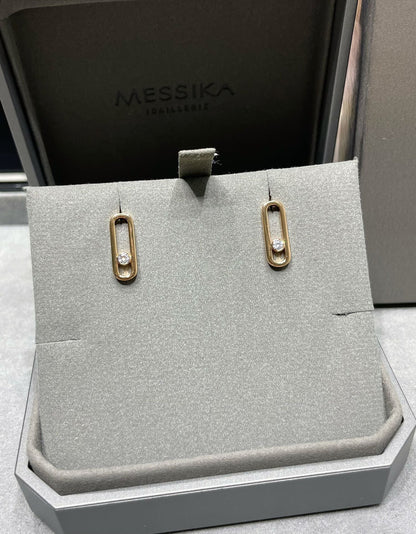 [⭐Spark]MOVE UNO SMALL 1 DIAMOND EARRINGS