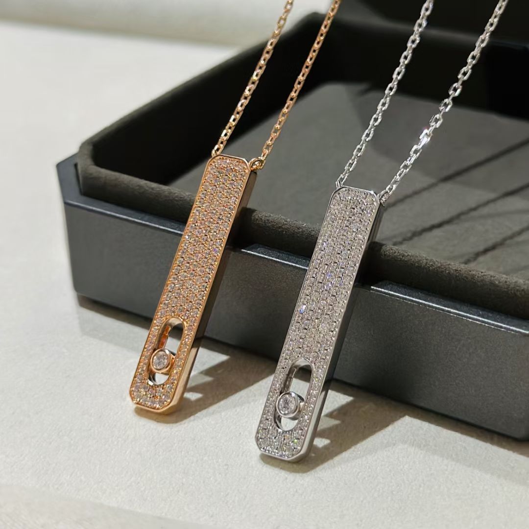 [⭐Spark]MY FIRST DIAMOND PAVED NECKLACE