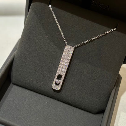 [⭐Spark]MY FIRST DIAMOND PAVED NECKLACE