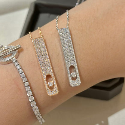 [⭐Spark]MY FIRST DIAMOND PAVED NECKLACE