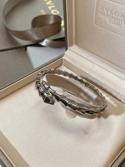 [⭐Spark]SERPENTI VIPER SILVER BRACELET