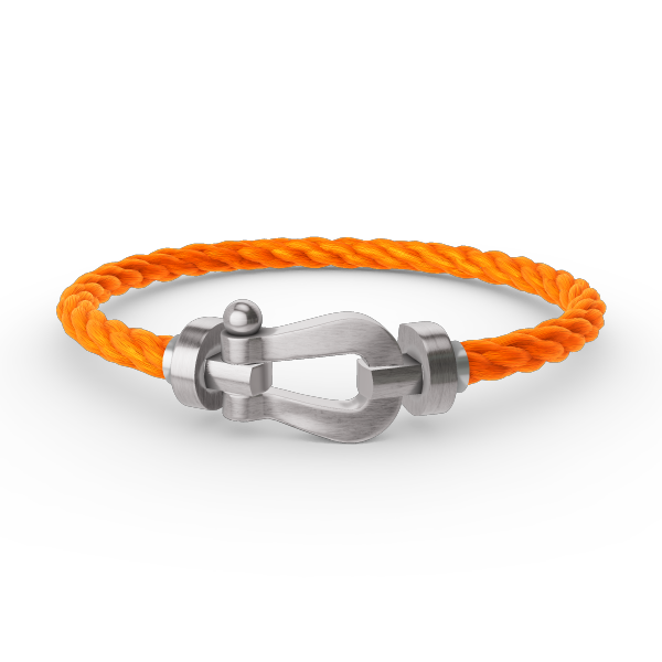 [⭐Spark]FORCE LARGE HORSESHOE NO DIAMOND BRACELET SILVER