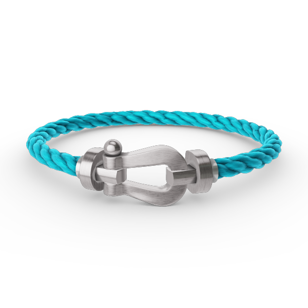 [⭐Spark]FORCE LARGE HORSESHOE NO DIAMOND BRACELET SILVER
