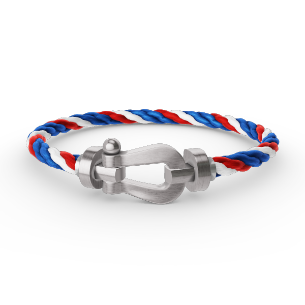 [⭐Spark]FORCE LARGE HORSESHOE NO DIAMOND BRACELET SILVER