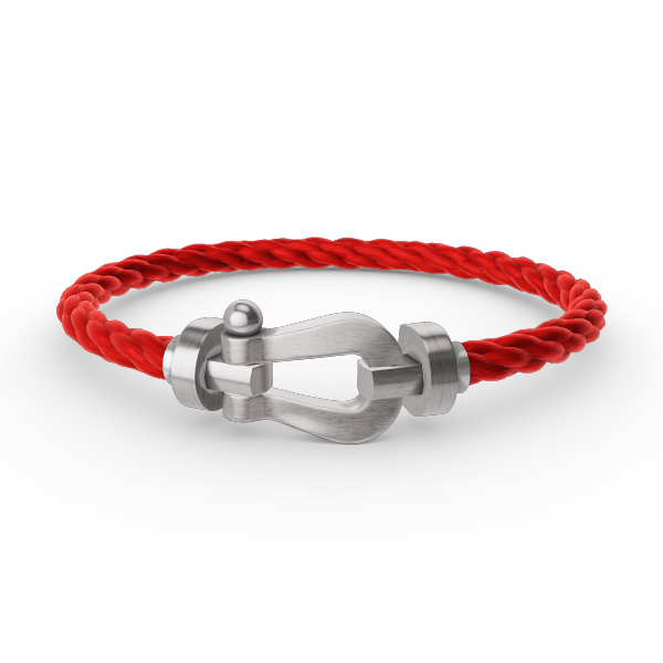 [⭐Spark]FORCE LARGE HORSESHOE NO DIAMOND BRACELET SILVER
