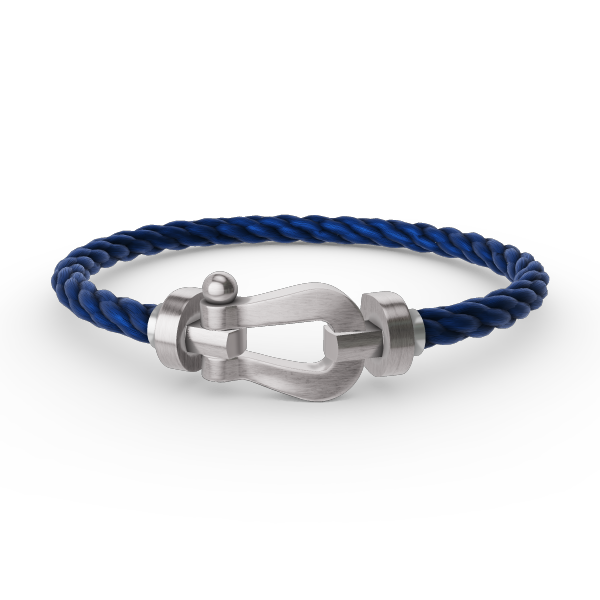 [⭐Spark]FORCE LARGE HORSESHOE NO DIAMOND BRACELET SILVER