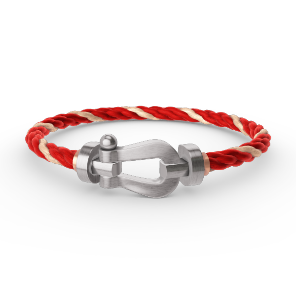 [⭐Spark]FORCE LARGE HORSESHOE NO DIAMOND BRACELET SILVER