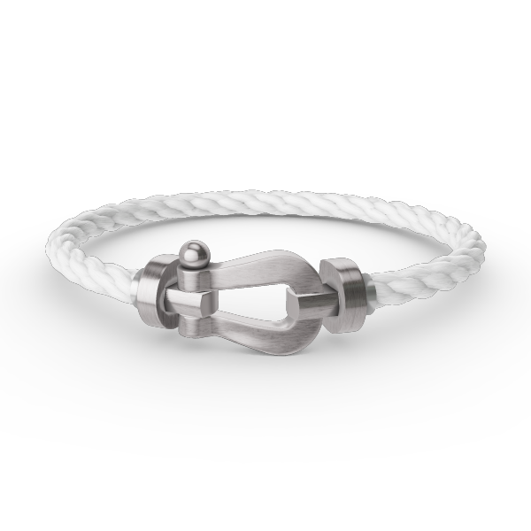[⭐Spark]FORCE LARGE HORSESHOE NO DIAMOND BRACELET SILVER