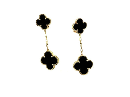 [⭐Spark]CLOVER 2 MOTIFS  EARRINGS (MULTIPLE CHOICESC
