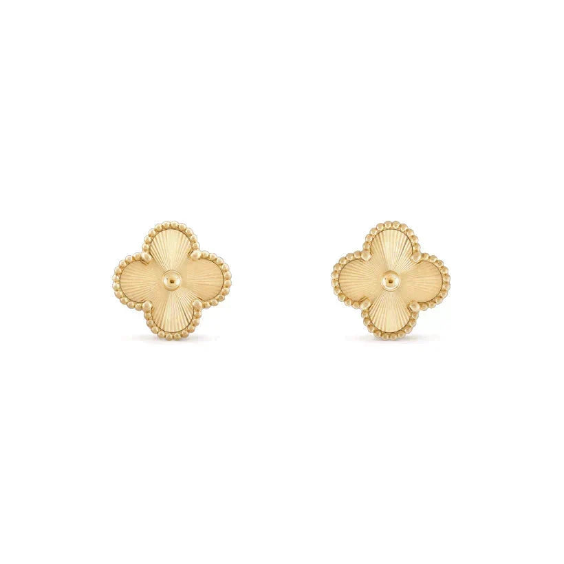 [⭐Spark]CLOVER MEDIUM 1 MOTIFS LASER EARRINGS