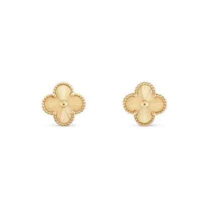 [⭐Spark]CLOVER MEDIUM 1 MOTIFS LASER EARRINGS