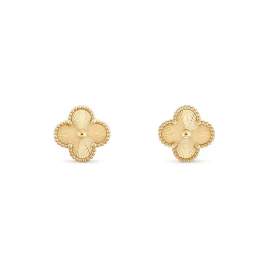 [⭐Spark]CLOVER MEDIUM 1 MOTIFS LASER EARRINGS