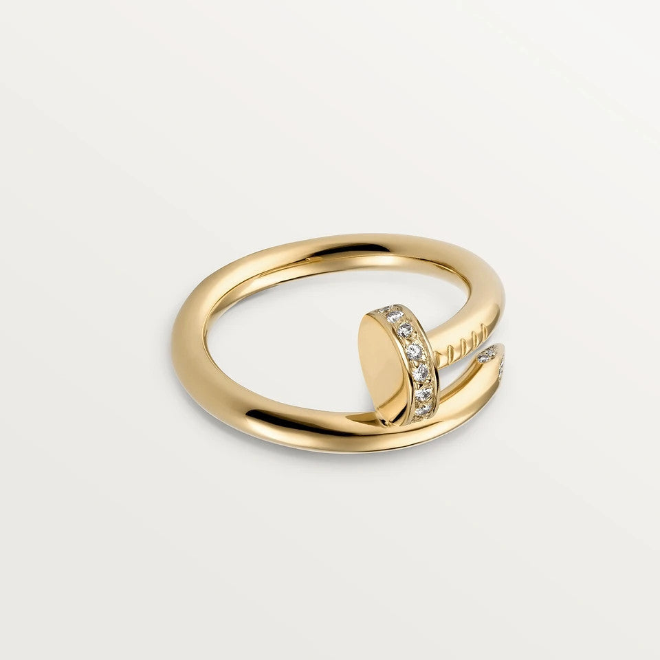 [⭐Spark]JUSTE RING 2.65MM GOLD DIAMOND