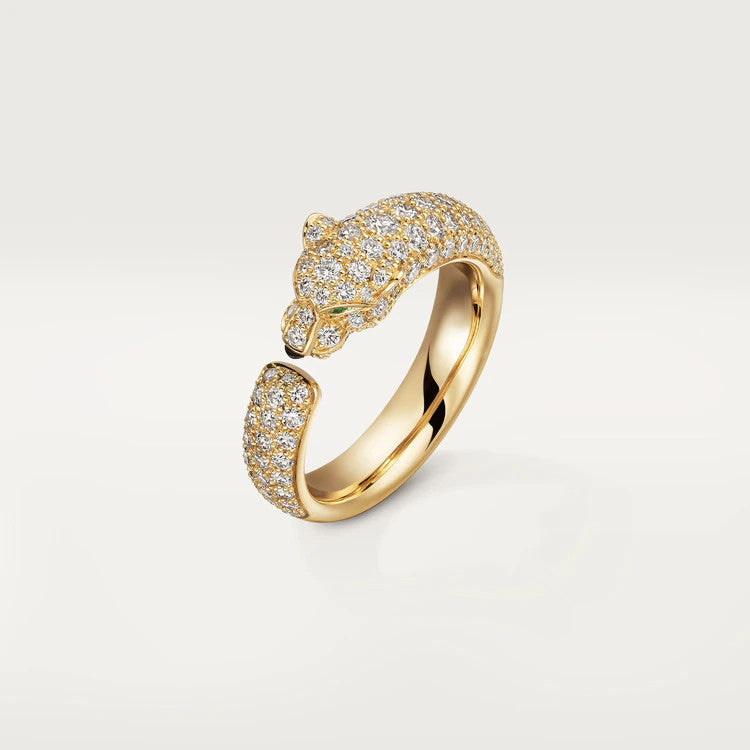 [⭐Spark]PANTHERE PINK GOLD DIAMOND RING